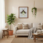 White Moonflower + Firefly (art print)