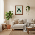 White Magnolia + Hercules Beetle (art print)