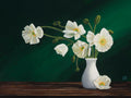 White Poppies (art print)