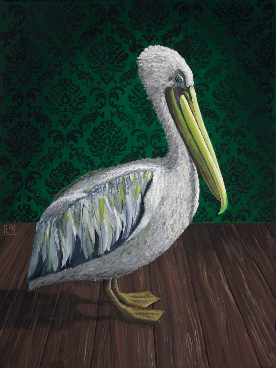 Pelican in the Parlor (art print)
